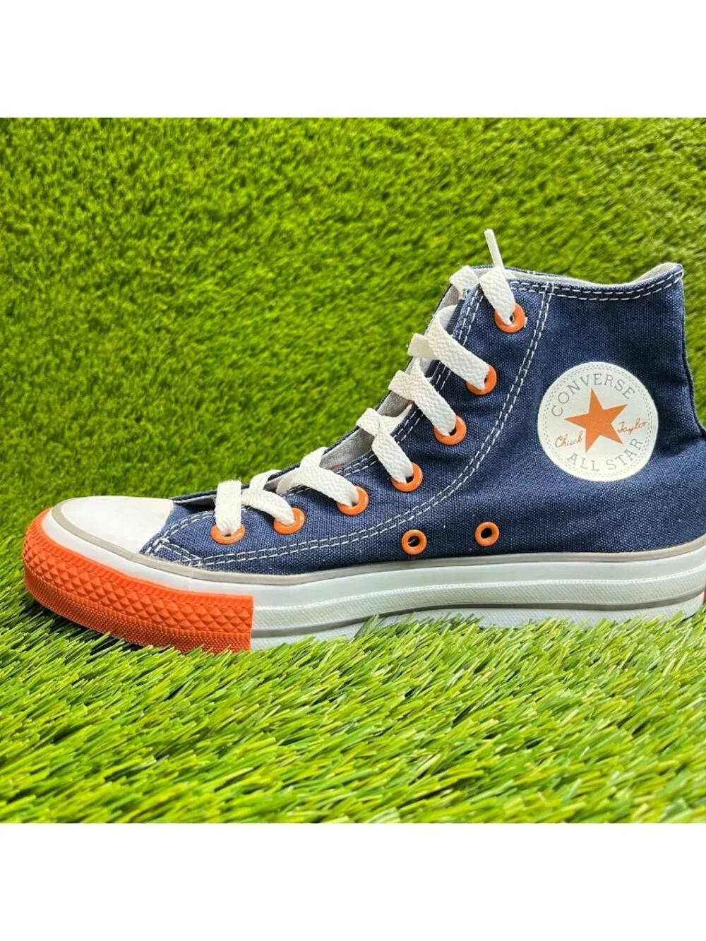 Converse Chuck Taylor All Star High Boys Size 6Y Blue Athletic Shoes Sneakers